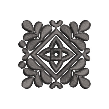 Assamese Floral Medallion Embroidery