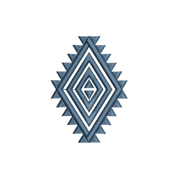 Aztec Spirit - Bold Tribal Embroidery Design