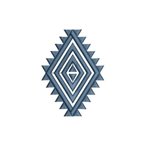 Aztec Spirit - Bold Tribal Embroidery Design
