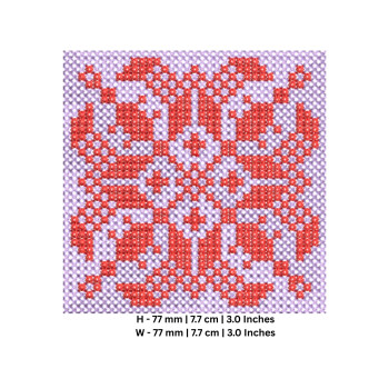 Belarusian Traditional Cross Stitch Embroidery Design