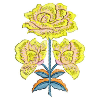 Big Flower Embroidery Design 26437