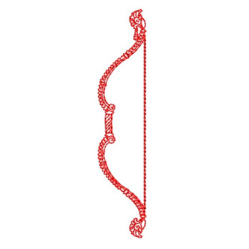 Bow and Arrow (Dhanush Baan) Machine Embroidery Design