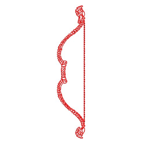 Bow and Arrow (Dhanush Baan) Machine Embroidery Design