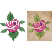 Bullion Rose Block Embroidery 20946