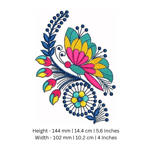 Butterfly Design For Embroidery