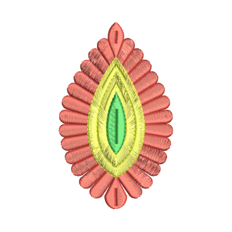 Cardigan Sticker Applique Design