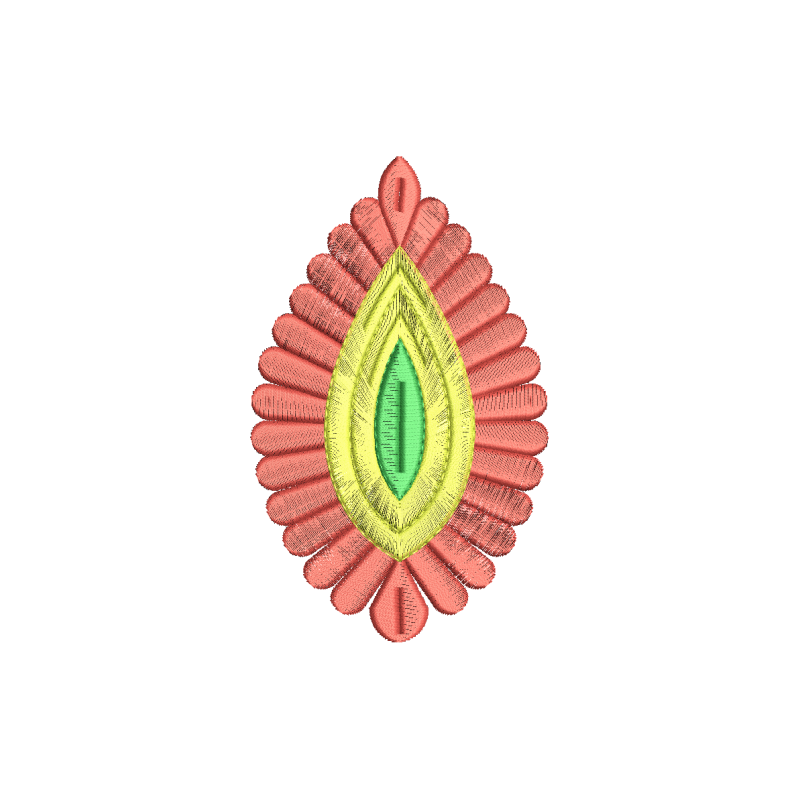 Cardigan Sticker Applique Design