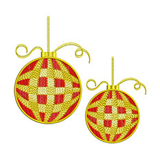 Christmas Lamp Embroidery Design