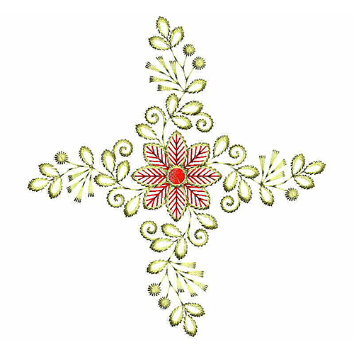 Chrome Heart Pattern Embroidery