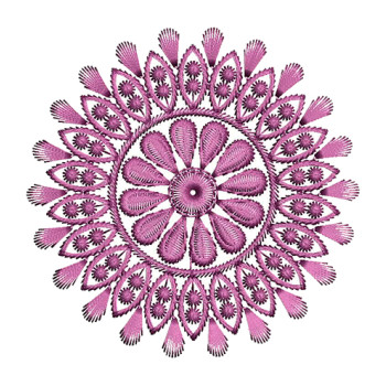 Circle Motif Embroidery Design