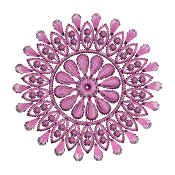 Circle Motif Embroidery Design