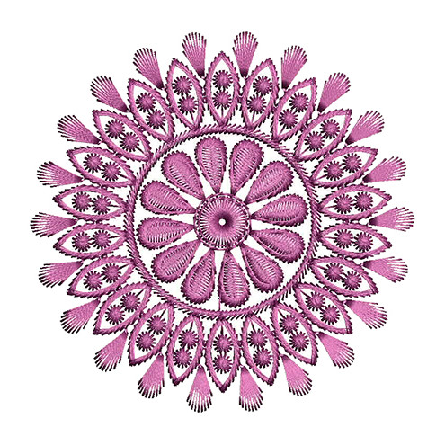 Circle Motif Embroidery Design