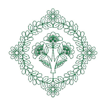 Circular Pattern Embroidery Patch