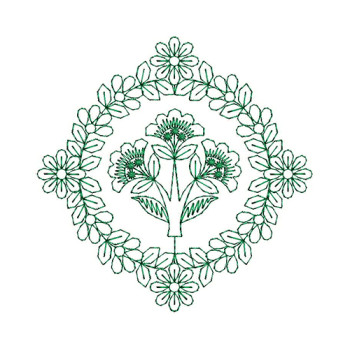 Circular Pattern Embroidery Patch