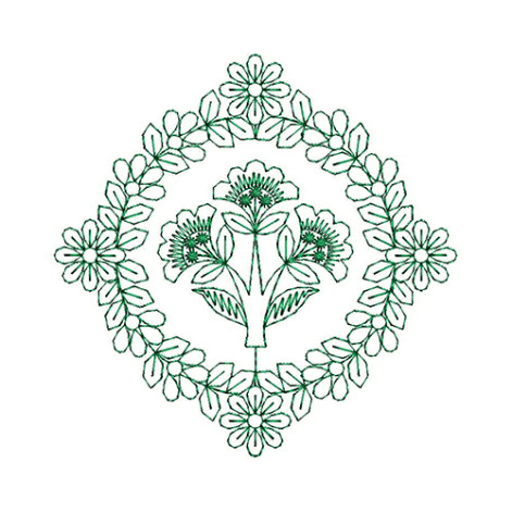 Circular Pattern Embroidery Patch