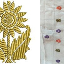 Costa Rican Patch Embroidery Design 21677