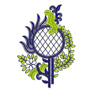 Creative Applique Embroidery Design