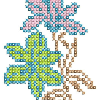 Cross Stitch Embroidery Machine Design 26442