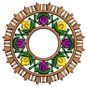 Decorative Indian Embroidery Design