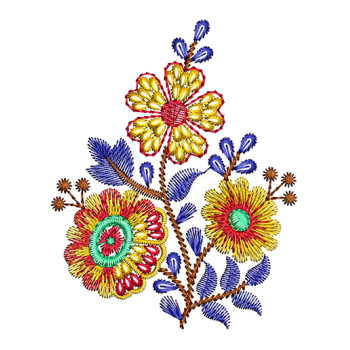 Decorative Machine Embroidery Design
