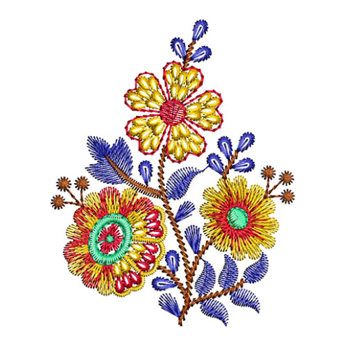 Decorative Machine Embroidery Design