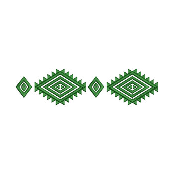 Echoes of Ukraine - Tribal Stripe Embroidery Design