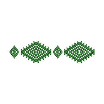 Echoes of Ukraine - Tribal Stripe Embroidery Design