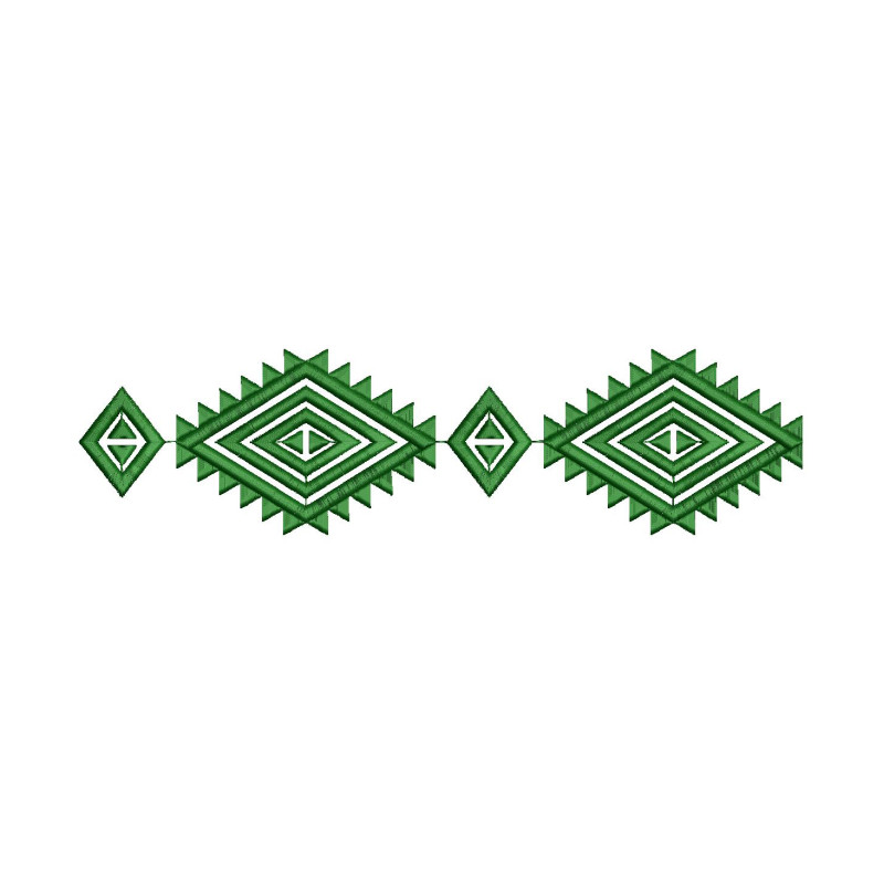 Echoes of Ukraine - Tribal Stripe Embroidery Design