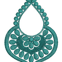 Elegant Embroidery Applique Design