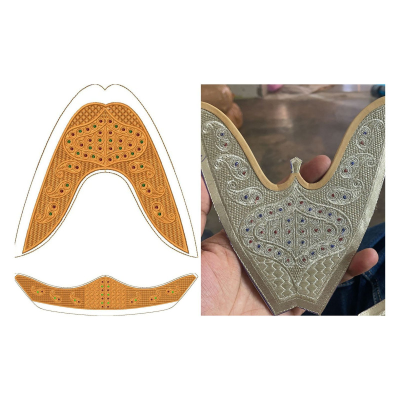 Embroidery Designs For Punjabi Juttis