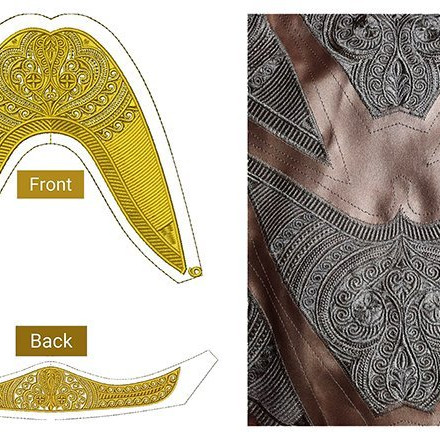 Embroidery Mojari Design