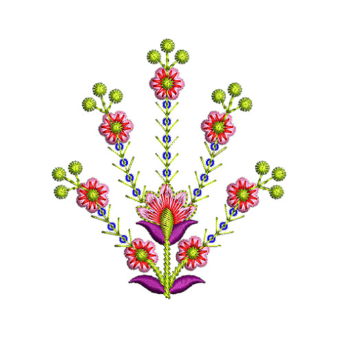 Embroidery Patch With Sequins