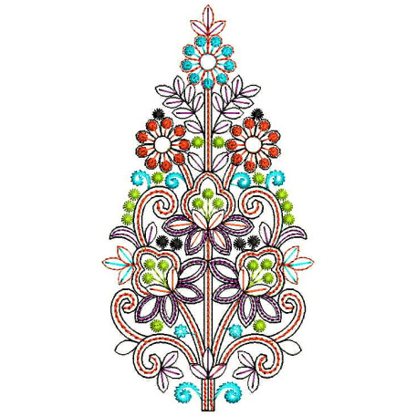 Embroidery Patch For Kurtis 21JN09