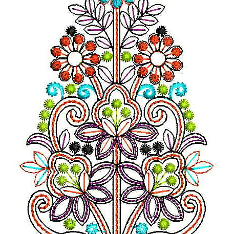 Embroidery Patch For Kurtis 21JN09