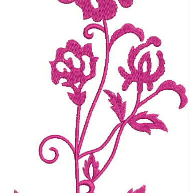 Embroidery Rose Flower Design 26430