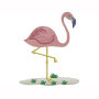 Flamingo Applique Machine Embroidery Design