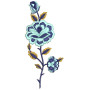 Floral Applique Embroidery Design 26385