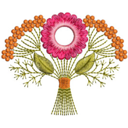 Floral Motif Embroidery Pattern