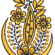 Floral Sequins Embroidery Designs