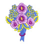 Flower Bunch Embroidery Pattern