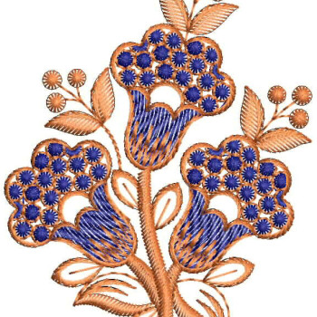 Flower Embroidery Design For Blouse 26305