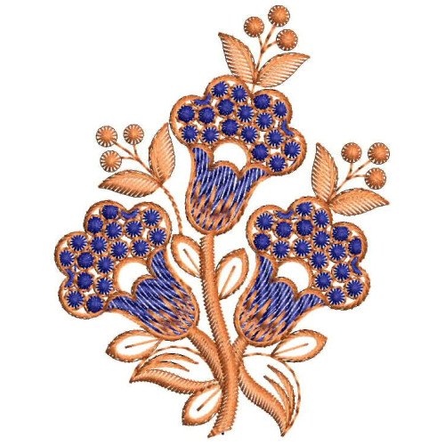 Flower Embroidery Design For Blouse 26305