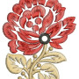 Flower Embroidery Design For Blouse 26372