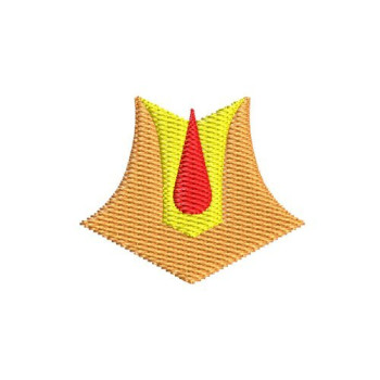 Formal Tie and Collar Machine Embroidery Design