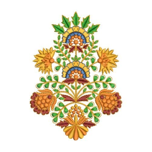 Hungarian Floral Elegance Embroidery Design