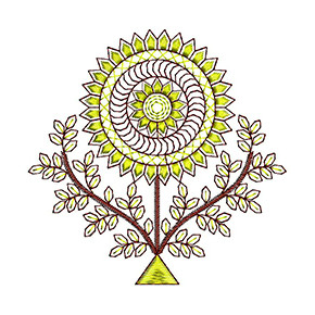 Kurti Patch Machine Embroidery Design