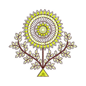 Kurti Patch Machine Embroidery Design