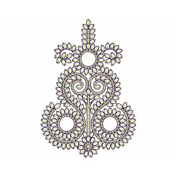 Ladies Patch Work Embroidery Design