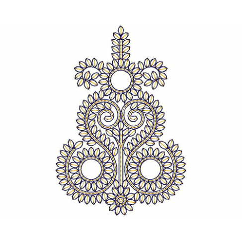 Ladies Patch Work Embroidery Design