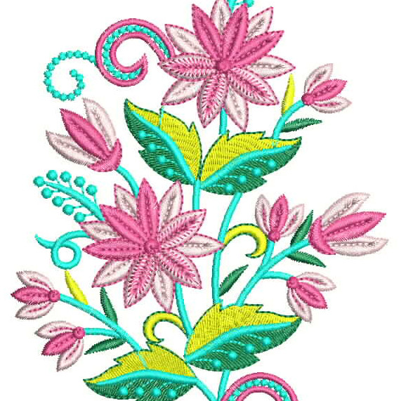 Large Machine Embroidery Design 26444